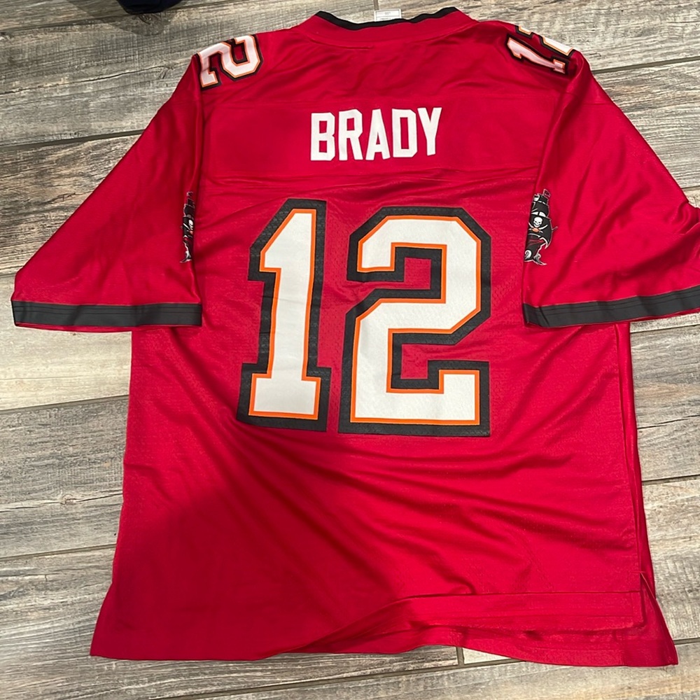 Tom Brady. Tampa Bay Buccaneers jersey.